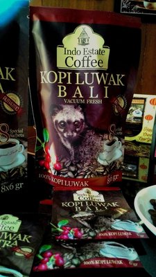 (預購)巴里島金塔馬尼純野生麝香貓研磨咖啡Authentic wild Kopi Luwak Bali