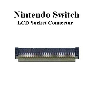 SUMEA 任天堂 Nintendo Switch V1 (HAC-001) 液晶屏插座連接器插頭零件連接夾, 用於維修更換