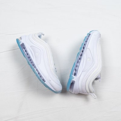 Nike Air Max 97 QS 氣墊 冰藍 子彈 白 休閒運動慢跑鞋 男女鞋 CT4526-100