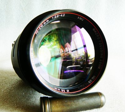【悠悠山河】收藏級稀有3D兩用鏡頭 近1:2微距 紅圈 VIVITAR VMC 70-210mm F2.8-Nikon口