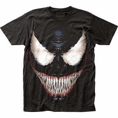 毛毛小舖--美國正版T恤 猛毒 Venom Sinister Smile T-SHIRT Marvel