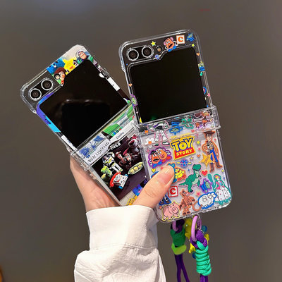 三星手機殼 迪士尼總動員適用三星zflip5手機殼折疊屏zflip4-一家雜貨
