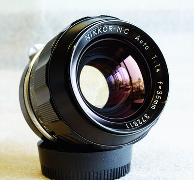 【悠悠山河】近新品 光學完美無瑕 Nikon Nikkor-N.C 35mm F1.4 無刮無霉無霧無塵 頂級人文鏡