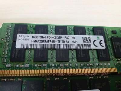 SK 16G DDR4 2R*4 2133P 記憶體 16G 2R*4 PC4-2133P 現貨