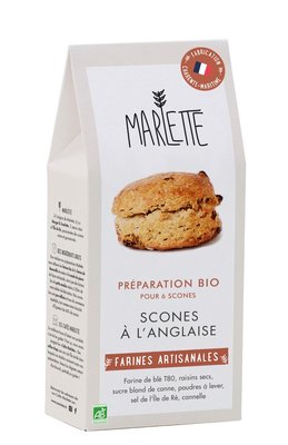☆Bonjour Bio☆ 法國 Marlette 有機預拌粉 司康餅 英國鬆餅 SCONE【可素食】
