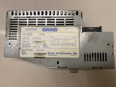 SAAB 9-3 93 音響 AMP 擴大機 12757370