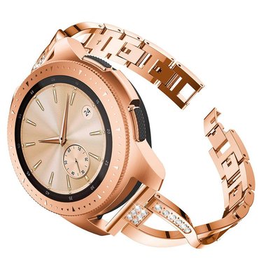 SAMSUNG 三星 Galaxy Watch 42mm / Amazfit Bip 20mm 水晶鋼替換錶帶