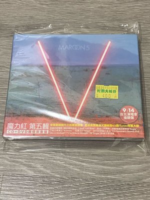 CD maroon 5 魔力紅 第五輯 全新 未拆