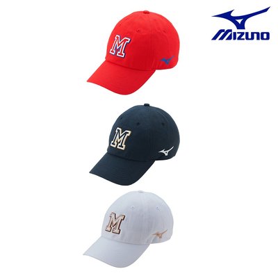 ［過季出清］MIZUNO 運動棉帽 棒球帽 透氣帽子 運動帽 鴨舌帽 遮陽帽 32TW2004 22SSO