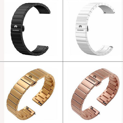 錶帶 華為B5錶帶摩卡棕手環b3智能原裝鋼帶B2b6B7商務青春運動金屬錶鏈