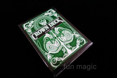 [fun magic] crown deck 皇冠撲克牌 綠色皇冠撲克牌 green crown deck