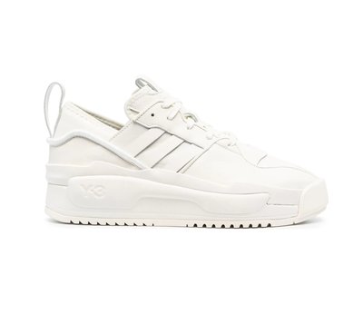 [全新真品代購-S/S23 SALE!] Y-3 白色皮革 厚底 休閒鞋 / 運動鞋 (Y3) adidas