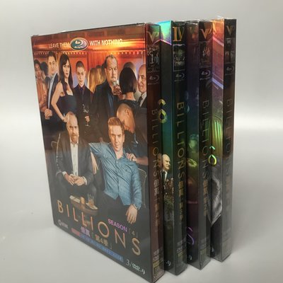 美劇 億萬 Billions 1-4季 DVD高清完整收藏版 DVD 碟片