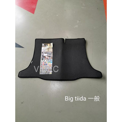 威德汽車精品 13-19 BIG TIIDA海馬單層後箱防水腳踏墊 車種專用訂製款 防水 防塵 防汙 腳踏墊