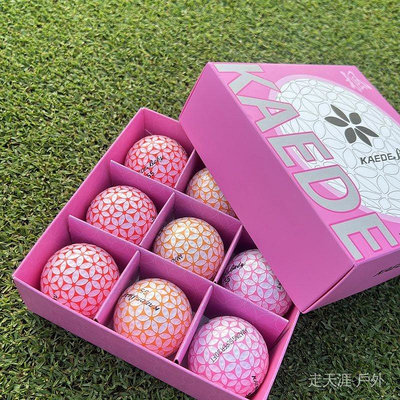 【 高爾夫球】日本KAEDE高爾夫球 櫻花高爾夫兩層球 遠距離高爾夫球 多層進口球