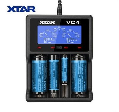 【青菜賀】XTAR VC4 18650、21700、26650、32650鋰電池、3號/4號鎳氫4槽充電器