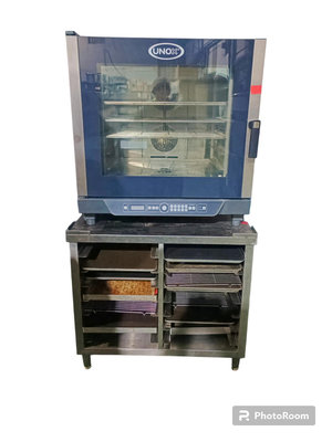桃園國際二手貨中心------義大利進口 UNOX SYHG-XB-695 BAKERLUX 數位烘培旋風爐 商用6層蒸烤箱