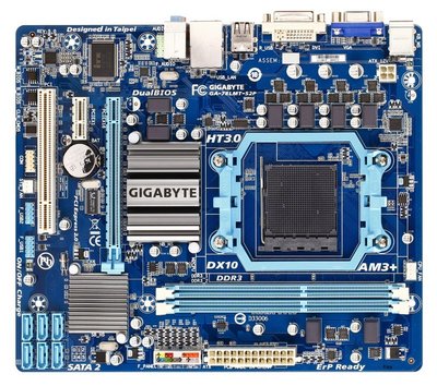 技嘉GA-78LMT-S2P(REV:5.0)高階全固態電容主機板、DDR3 RAM、支援FX與六核心處理器、附擋板