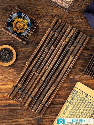 復古竹排料理特產茶具茶葉美食攝影擺拍拍攝拍照道具背景裝飾擺件
