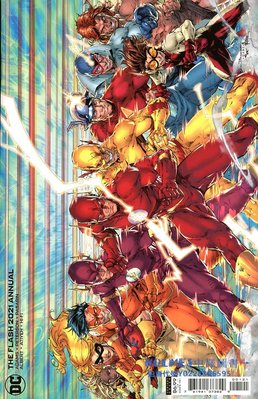 中譯圖書→美漫期刊DC閃電俠2021年刊 Flash Annual 橫版變體封面