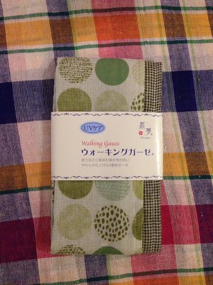 【一起雜貨】日本進口 毛巾 運動巾 紗布巾 圍巾 UV護理散步紗布巾