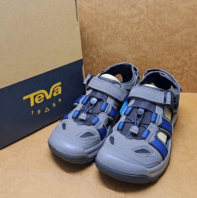 ✩Pair✩ TEVA 護趾涼鞋 TV1019180BNGC 男鞋 運動涼鞋 灰藍 止滑 耐磨 黏扣帶