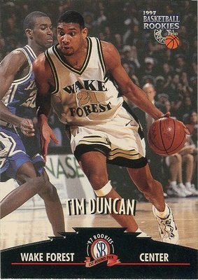 (T)石佛 Tim Duncan 1997-98 Score Board 新人卡