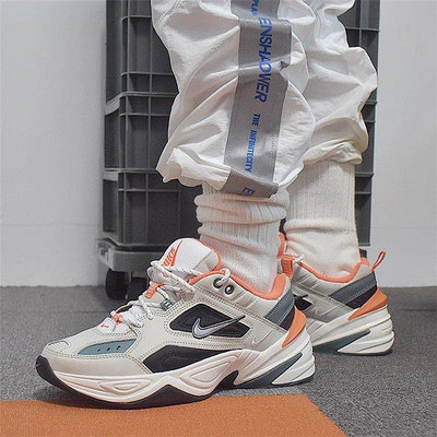 NikeM2K Tekno灰橙男款老爹鞋減震運動跑步鞋CI2969-001