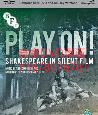 DVD 2016年 開演！默片中的莎士比亞/Play On! Shakespeare in Silent Cinema 紀錄片
