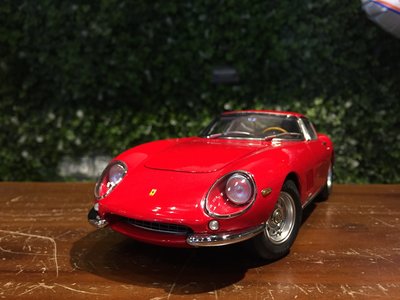 1/18 CMC Ferrari 275 GTB/C 1966 Red M210【MGM】
