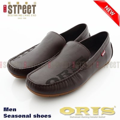【街頭巷口 Street】ORIS 男款 男上班族 素面質感 紳士皮鞋 咖啡色 S20303