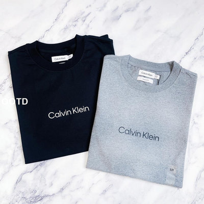 Calvin Klein CK短袖 上衣 經典LOGO 情侶款 基本 短袖t恤-OOTD