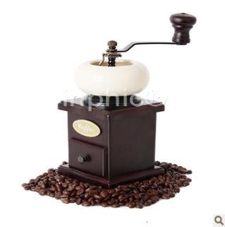 INPHIC-復古手搖陶瓷陶芯磨豆機 手動咖啡豆研磨機 咖啡磨豆機