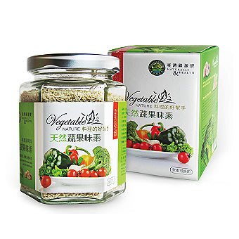 綠源寶 竹鹽蔬果味素 120公克/罐