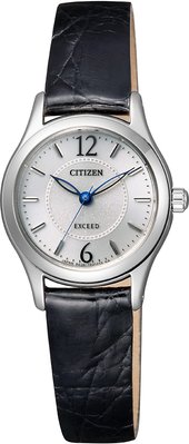 日本正版 CITIZEN 星辰 EXCEED EX2060-07A 手錶 女錶 光動能 皮革錶帶 日本代購