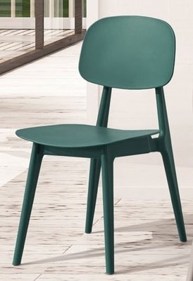 【風禾家具】QA-176-1A@TG簡約風圓邊綠色餐椅【台中市區免運送到家】現代簡約風餐椅 休閒椅 洽談椅 書椅 傢俱