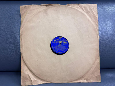 解峰存--古典唱片早期留聲機用78轉SP蟲膠唱片Columbia 人聲AIDA共1張.編號93