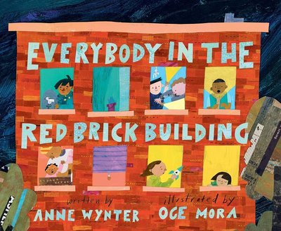 ＊小貝比的家＊EVERYBODY IN THE RED BRICK BUILDING/精裝/3~6歲/床邊故事