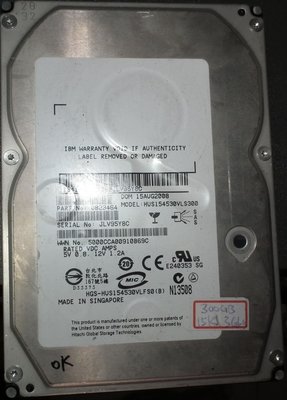 IBM SAS硬碟15K 300GB VPBPA300C3EST1 43X0805 42C0242 300G FRU