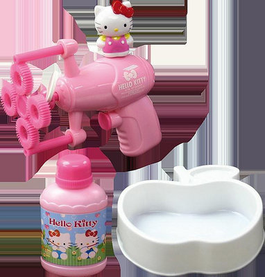 玩具 HELLO KITTY凱蒂貓正版電動泡泡套裝50008女孩泡泡機吹泡泡玩具