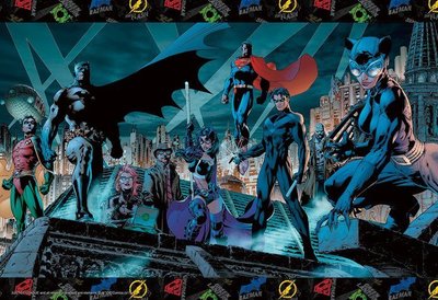 日本進口拼圖 83-090(300片拼圖 DC Comics 正義聯盟 300B Justice League)