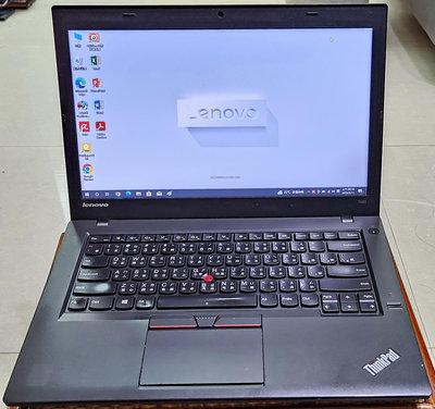 保羅電腦32 LENOVO ThinkPad T450 14" i5 5代輕薄機,8G/240G SSD,雙電池,機器外觀良好,請參考內容說明