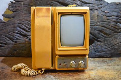 早期 螢幕型 對講機/電話/電視 公寓 大樓 古道具/純收藏/裝飾