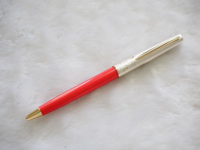 A328 Pilot 日本製 elite 香檳色蓋 珊瑚紅色 原子筆 (8成新)