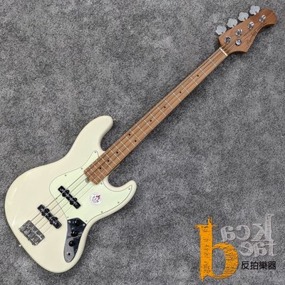 【反拍樂器】Bacchus Bass BJB-1-RSM/M WH 白色 貝斯 烘烤楓木指板 入門最佳選擇 免運費