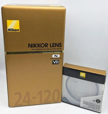 全新【完整盒裝】Nikon AF-S 24-120mm F4G ED VR  N 奈米鍍膜《榮泰貨 保固1年》