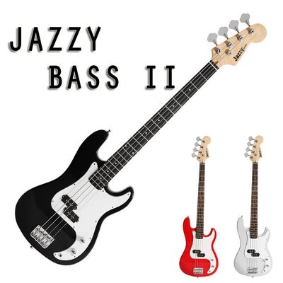 【奇歌】《全新JAZZY BASS二代琴頭》二代電貝斯+30W貝斯專用音箱(可插MP3)+厚琴袋+全配，共四色