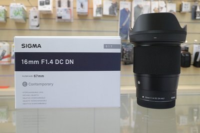 【日產旗艦】Sigma 16mm F1.4 DC DN CANON EF-M 廣角鏡 恆伸公司貨 M6 II M50