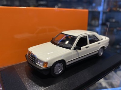 吉華科技@Minichamps Mercedes-Benz 190E 1984 White 1/43