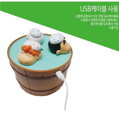 現貨|韓國蠟筆小新加濕器小型桌面辦公室宿舍學生迷你usb便攜補水保濕